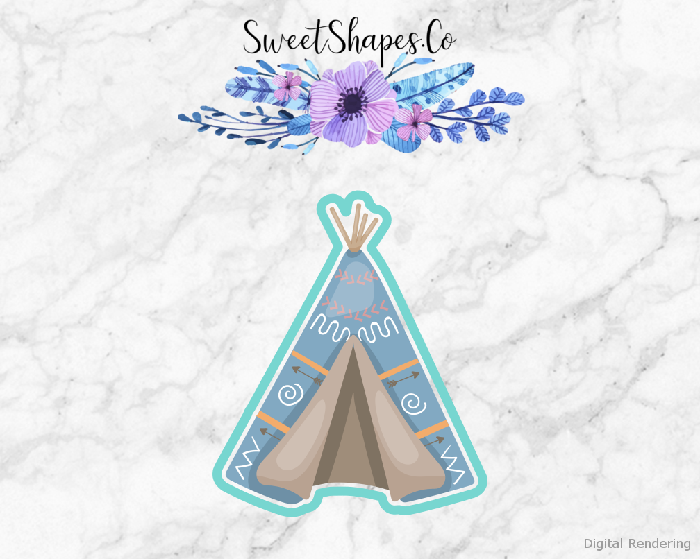 Boho Tent 1 Cookie Cutter