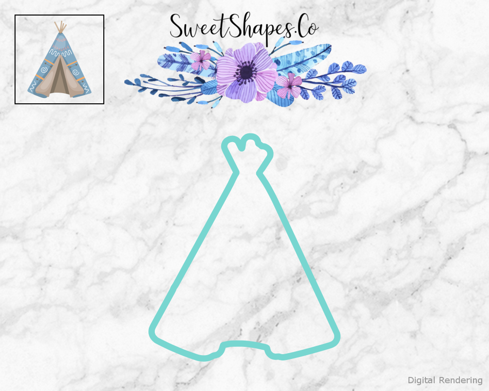 Boho Tent 1 Cookie Cutter