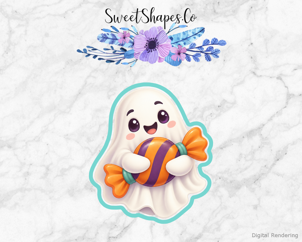 Boo Crew Ghost-Wrapped Candy Cookie Cutter