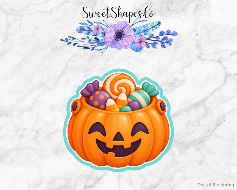 Boo Crew Pumpkin Treat Pail Cookie Cutter
