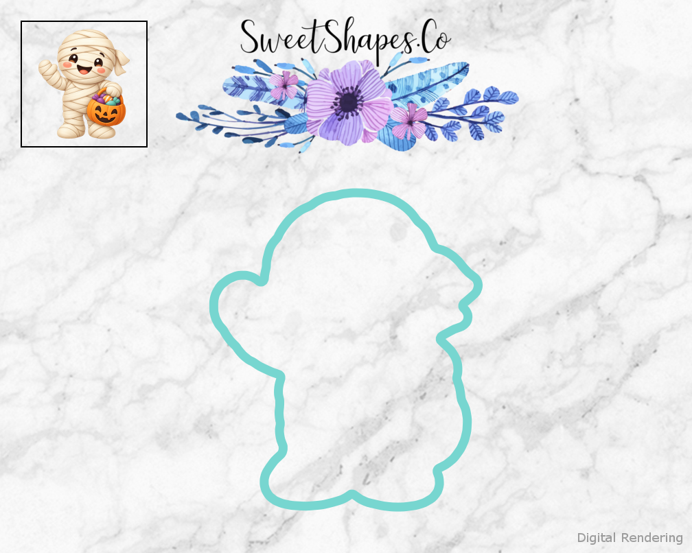 Boo Crew Smiling Mummy Cookie Cutter
