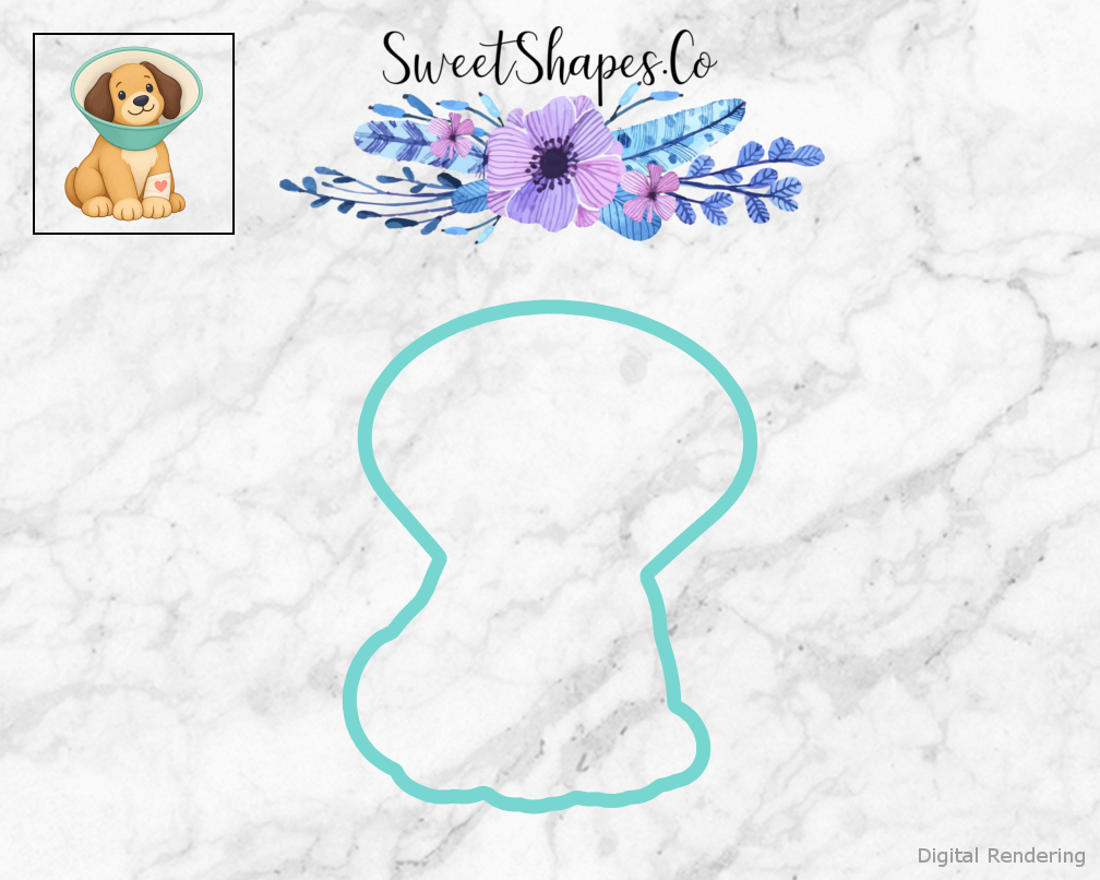 Brave Buddy Recovery Puppy Cookie Cutter