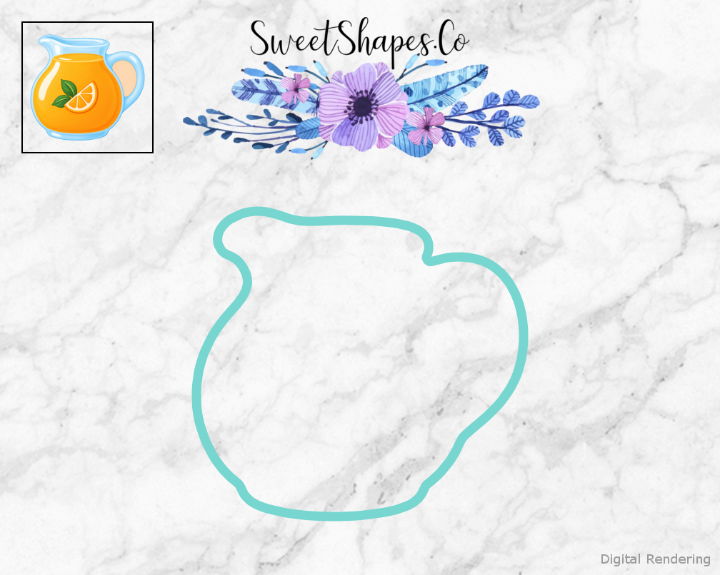 Breakfast Club Orange Juice Pitcher Cookie Cutter