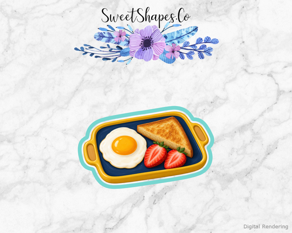 Breakfast Club Sunrise Breakfast Tray Cookie Cutter