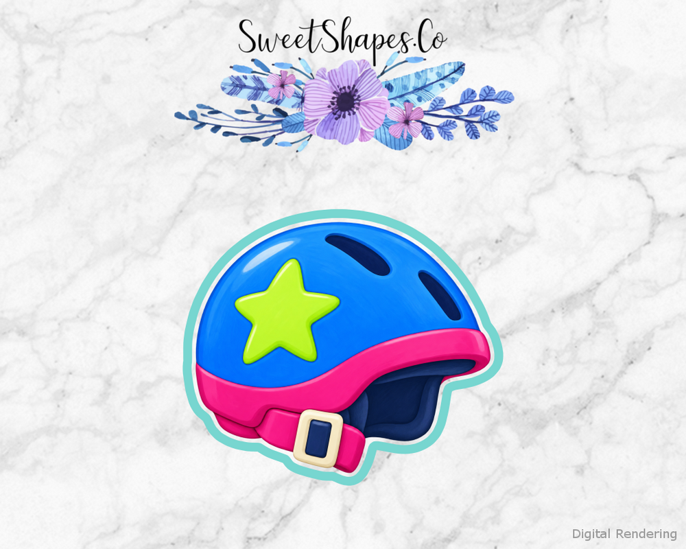 Bright Start Skate Helmet Cookie Cutter