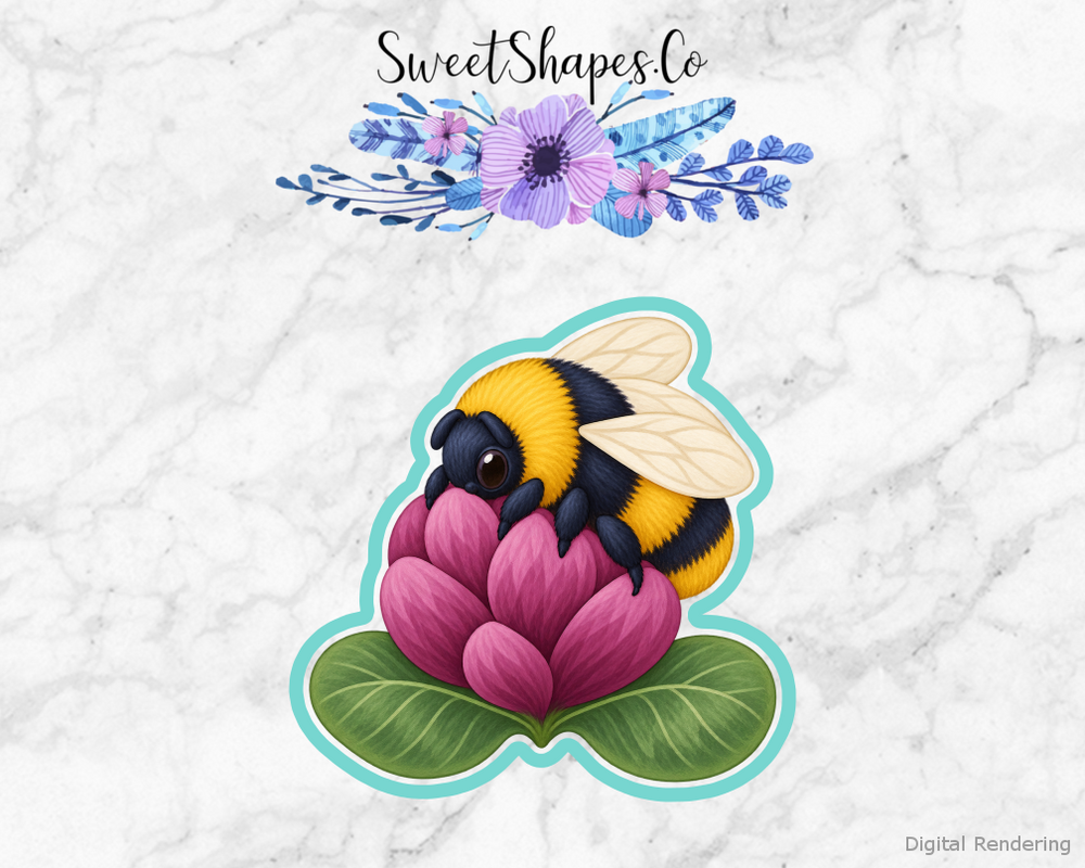 Bug Explorer Bumblebee Clover Bloom Cookie Cutter