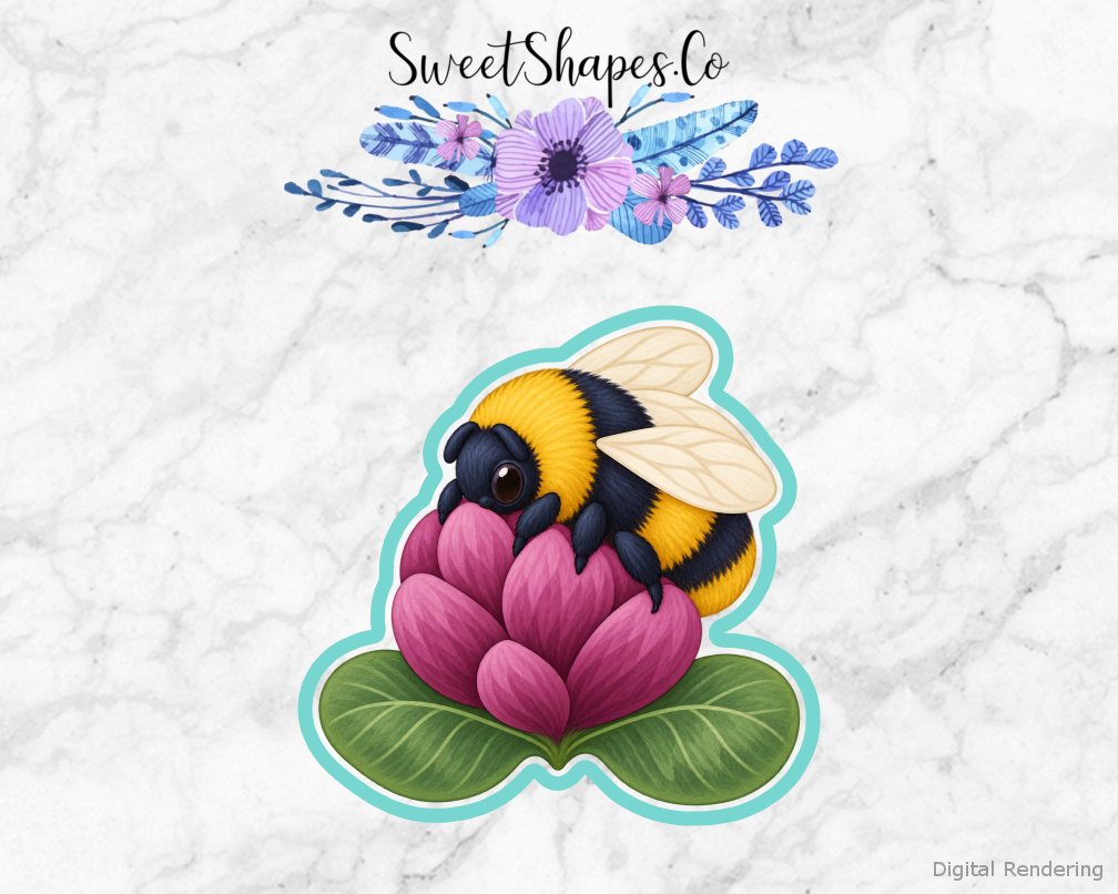 Bug Explorer Bumblebee Clover Bloom Cookie Cutter