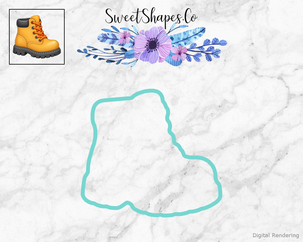 Busy Builder Work Boot Cookie Cutter