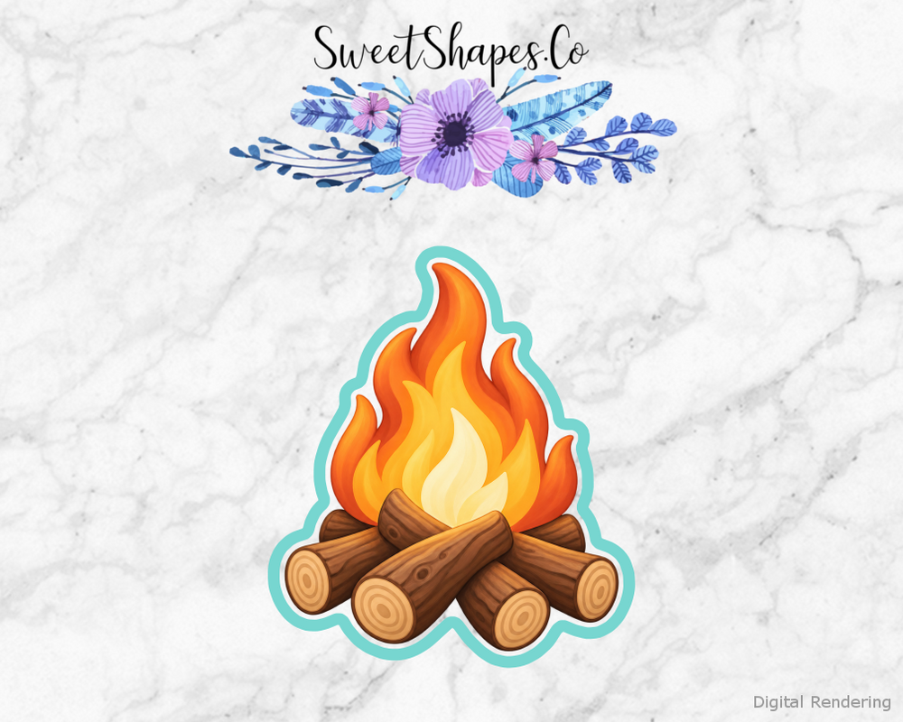 Camp Adventure Campfire With Logs Cookie Cutter