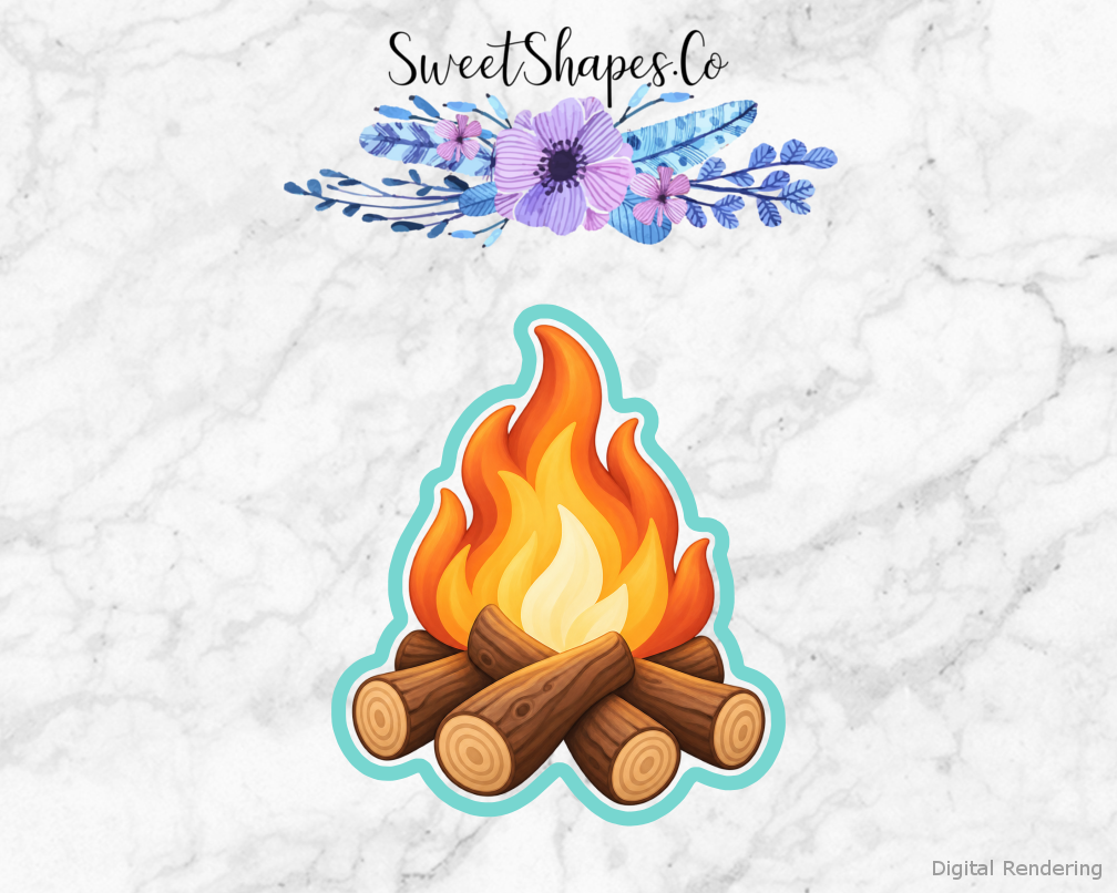 Camp Adventure Campfire With Logs Cookie Cutter