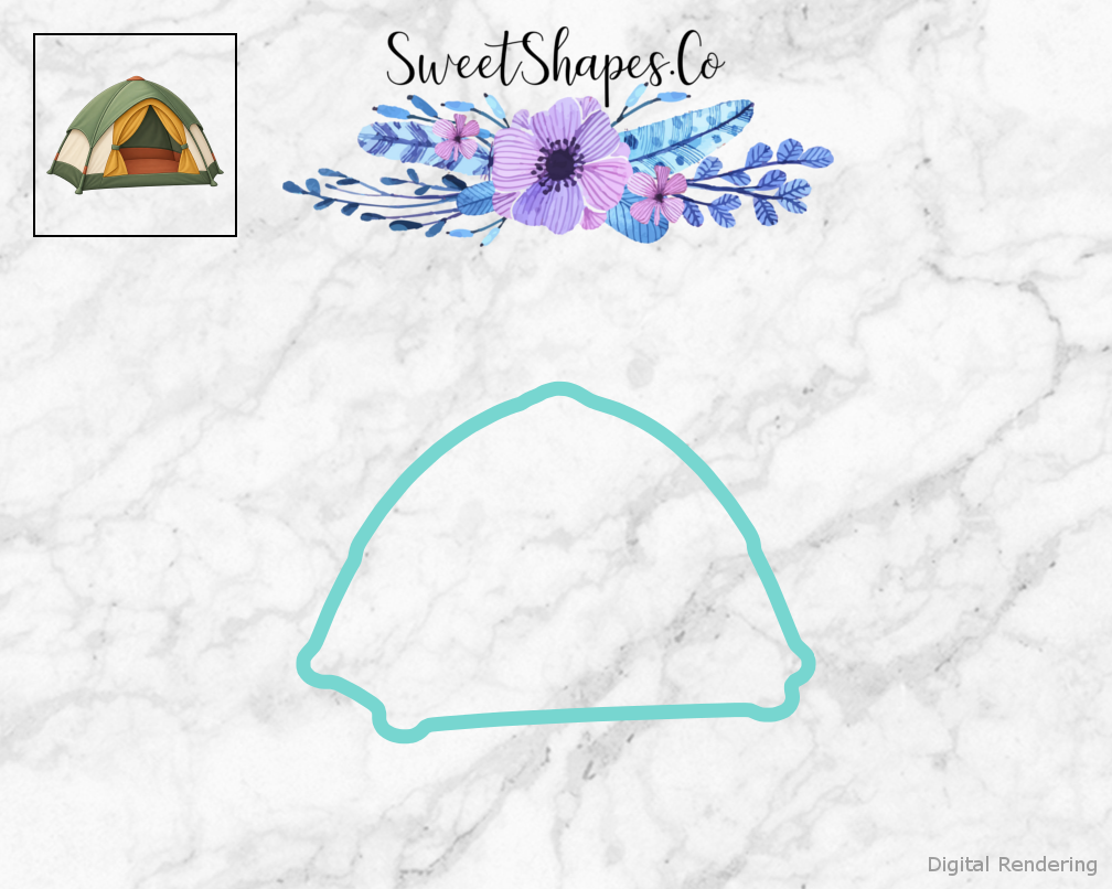 Camp Adventure Dome Tent Cookie Cutter