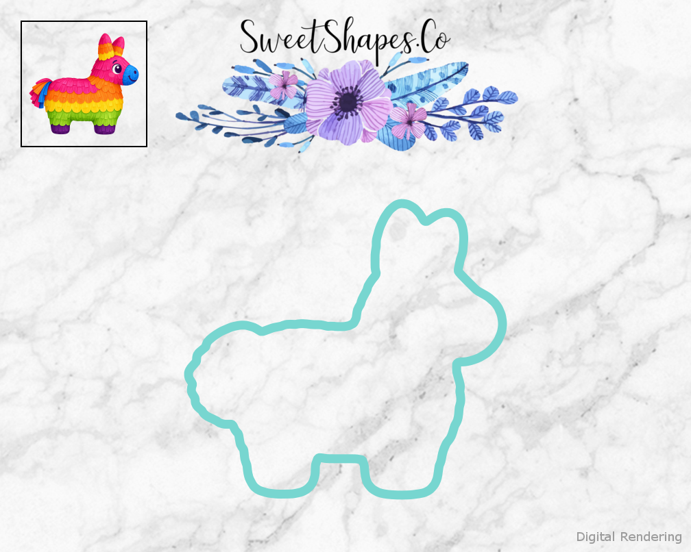 Carnival Stripe Pinata Cookie Cutter