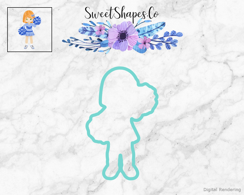 Cheerleader Cookie Cutter