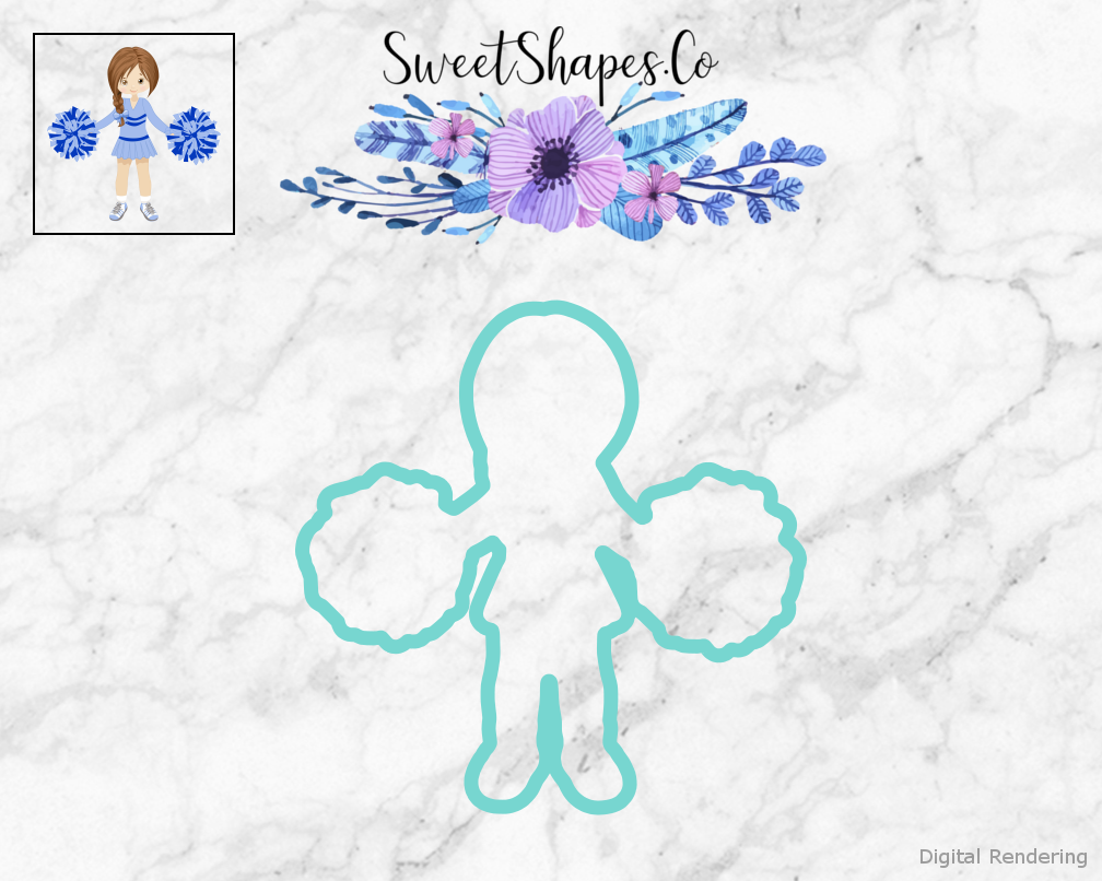 Cheerleader 1 Cookie Cutter