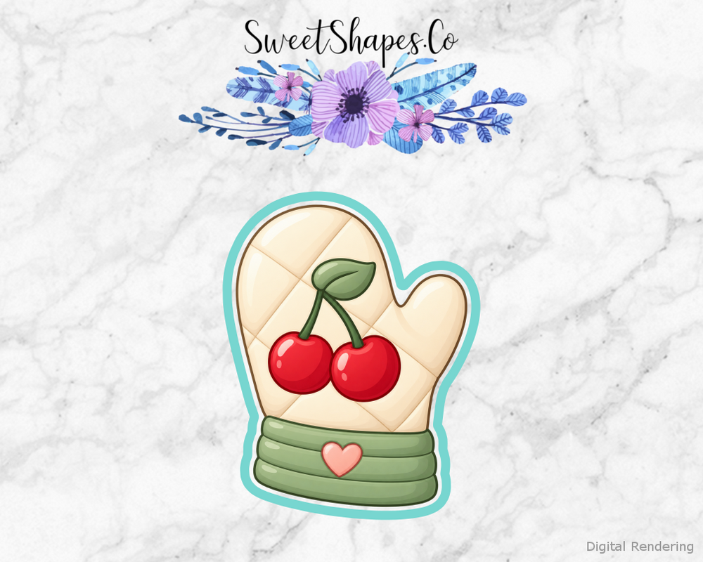 Cherry Sage Baking Mitt Cookie Cutter