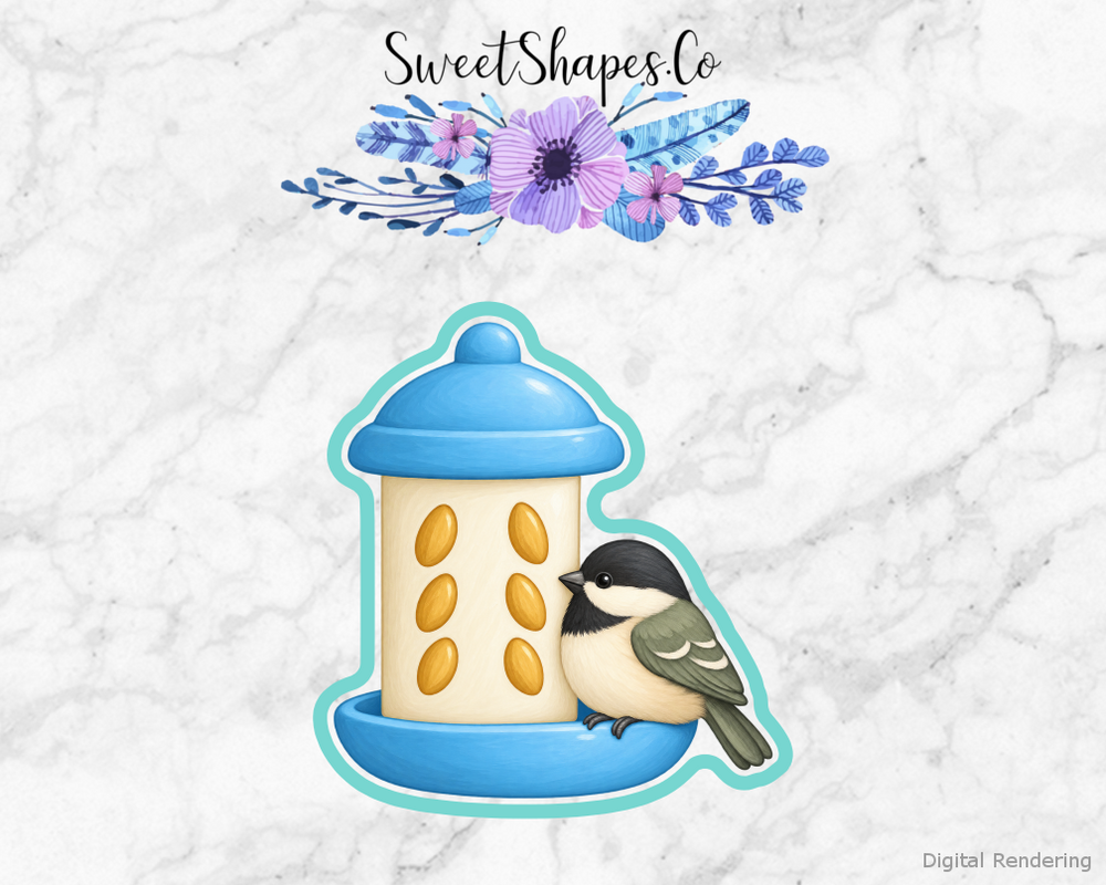 Chickadee Seed Station Cookie Cutter