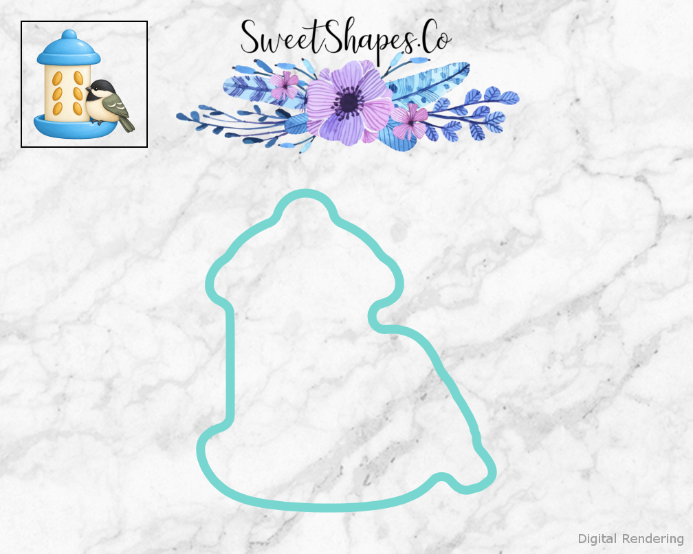 Chickadee Seed Station Cookie Cutter