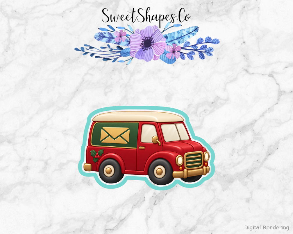 Christmas Delivery Van Cookie Cutter