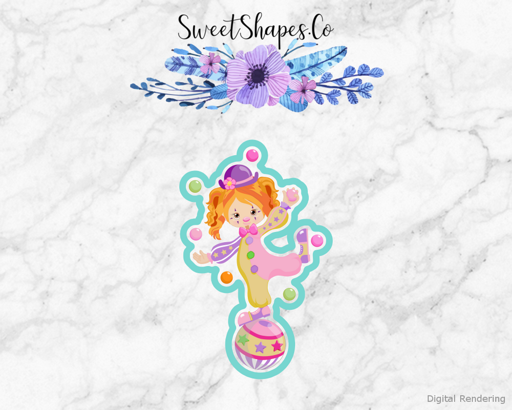 Circus Clown Cookie Cutter