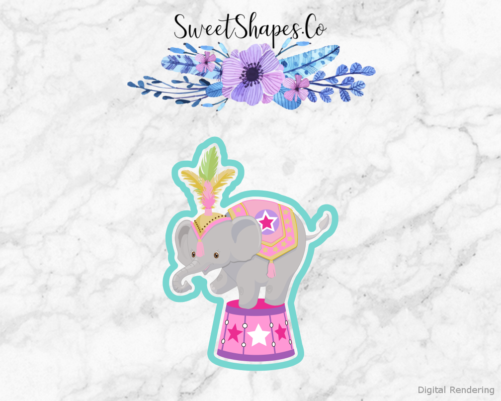 Circus Elephant Cookie Cutter