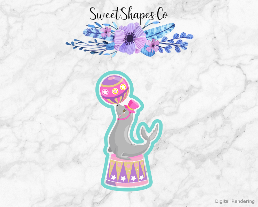 Circus Seal Cookie Cutter