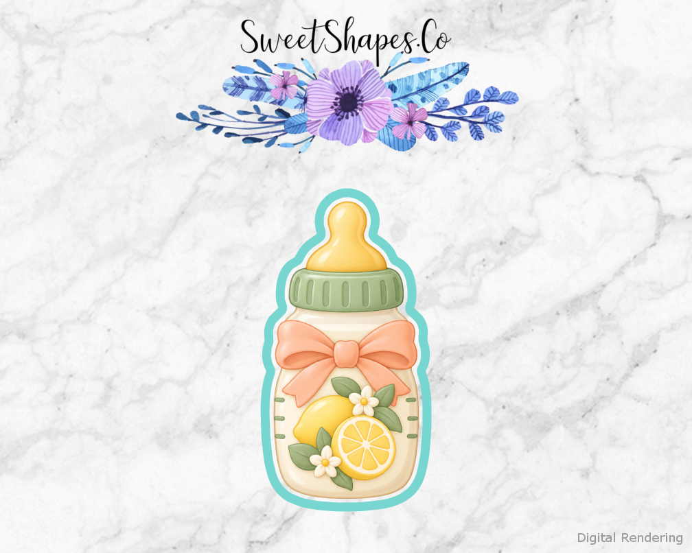 Citrus Shower Citrus Baby Bottle Cookie Cutter