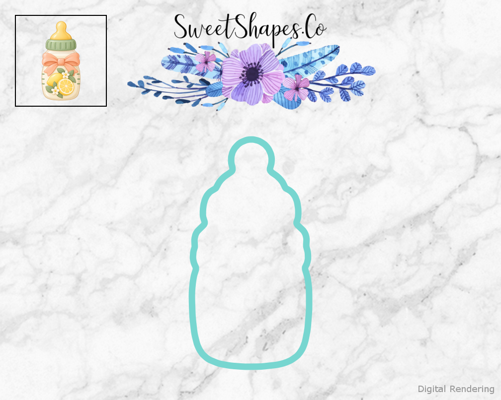 Citrus Shower Citrus Baby Bottle Cookie Cutter
