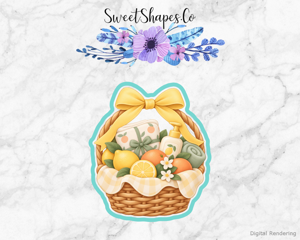 Citrus Shower Citrus Gift Basket Cookie Cutter