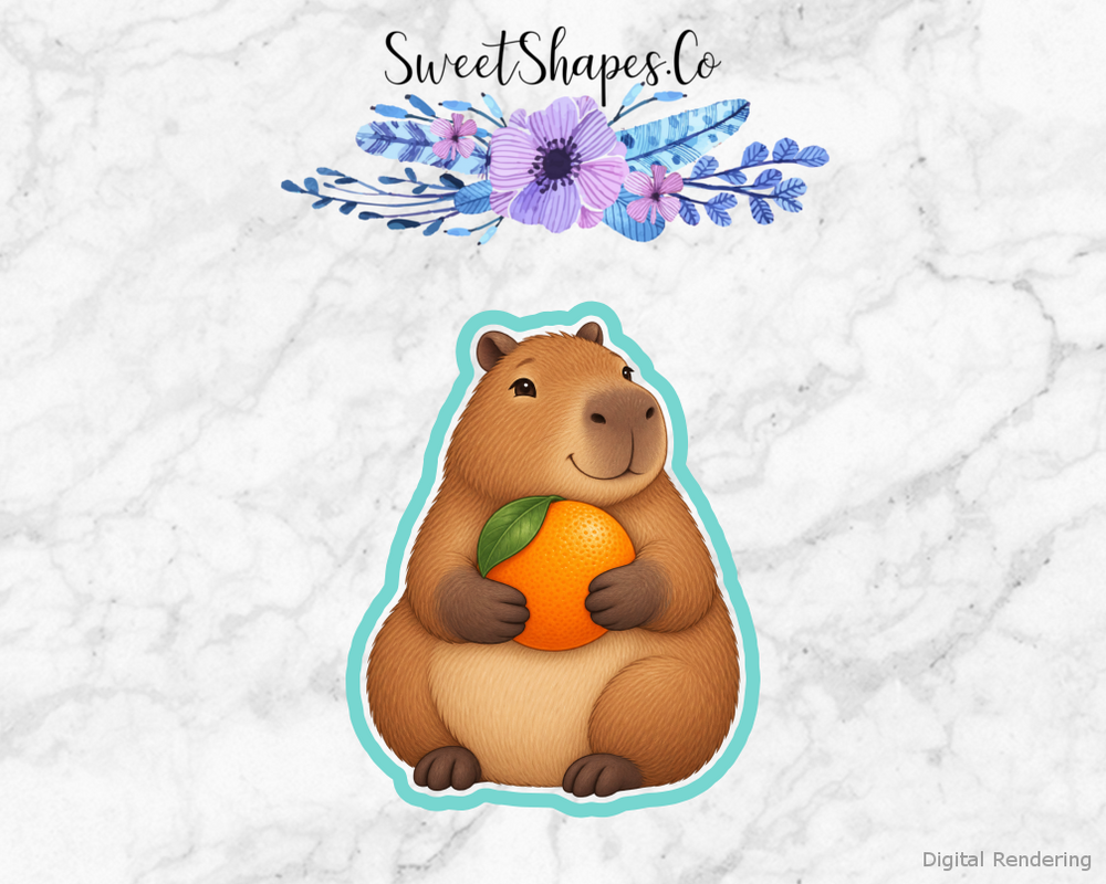 Citrus Snack Capybara Cookie Cutter