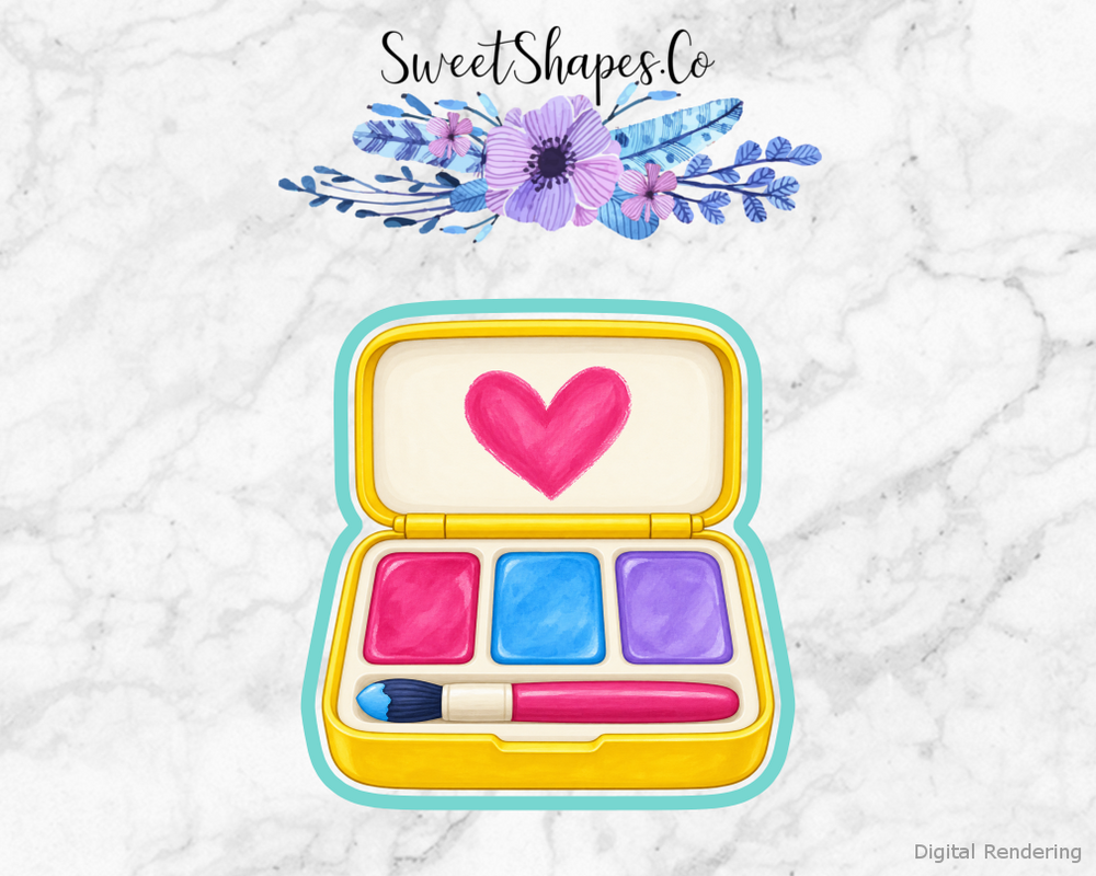 Color Pop Watercolor Tin Cookie Cutter