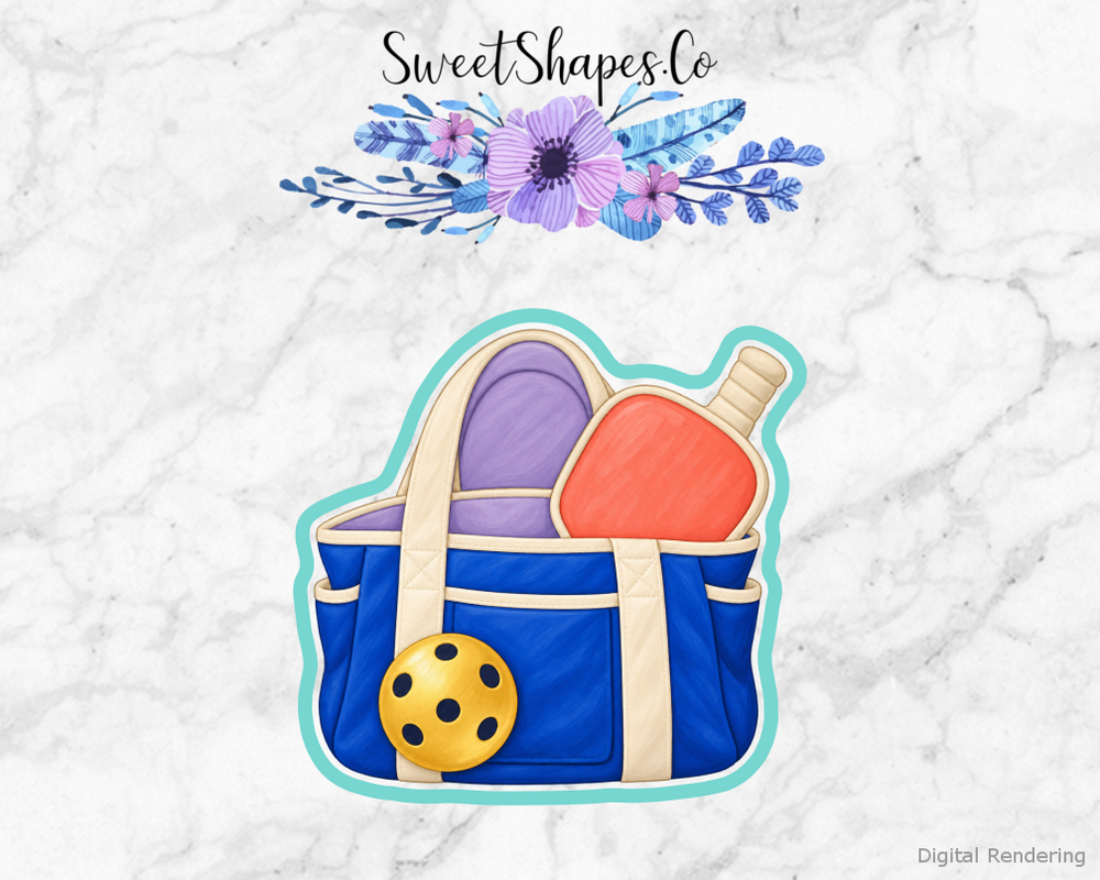 Court Day Pickleball Tote Cookie Cutter
