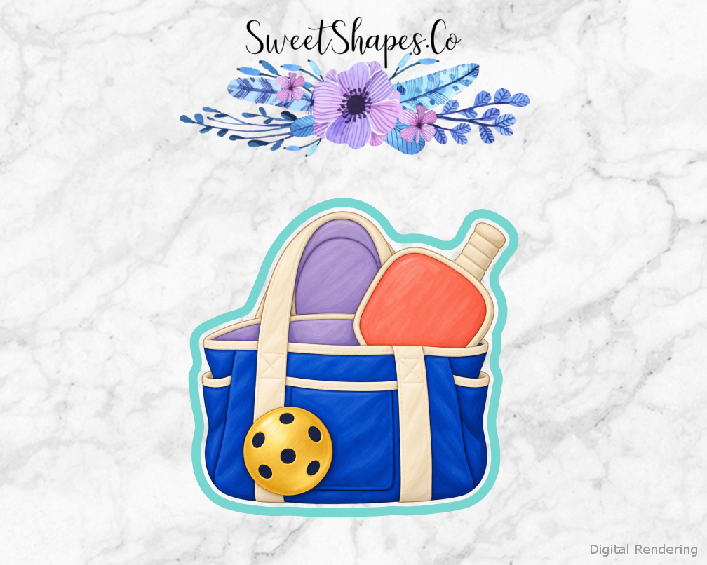 Court Day Pickleball Tote Cookie Cutter