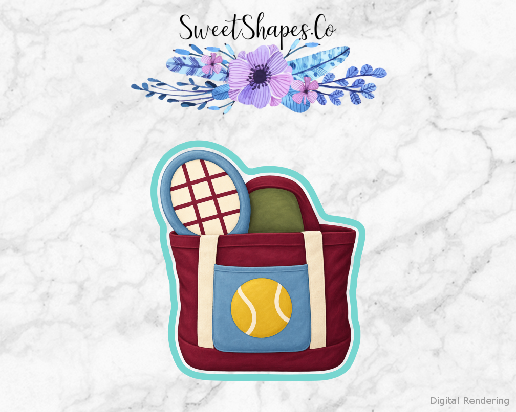 Court Day Tennis Tote Cookie Cutter