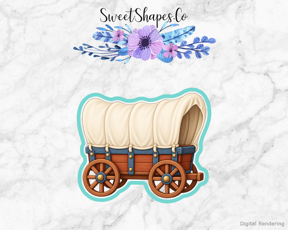 Cowpoke Party Western Wagon Cookie Cutter