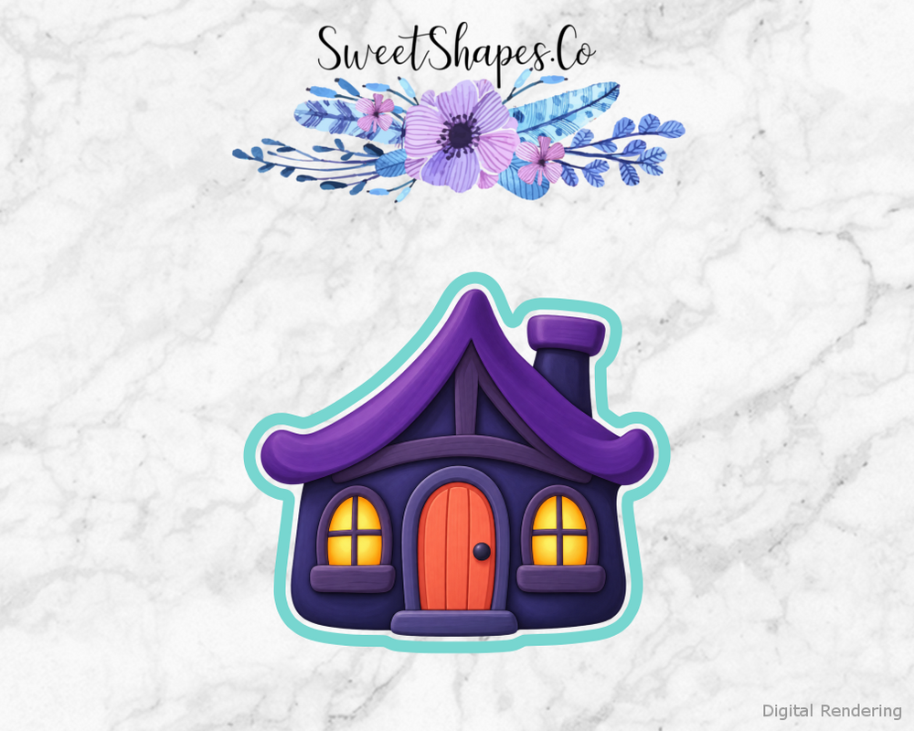 Cozy Little Haunted House Cookie Cutter