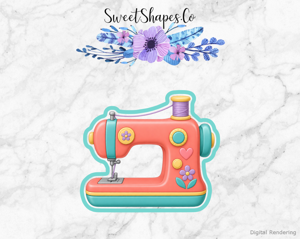 Craft Room Sewing Machine Cookie Cutter