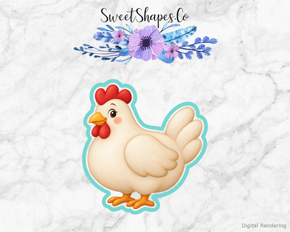 Creamy Farm Hen Cookie Cutter