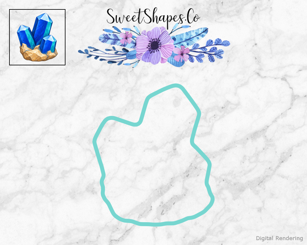 Crystal Quest Specimen Cookie Cutter