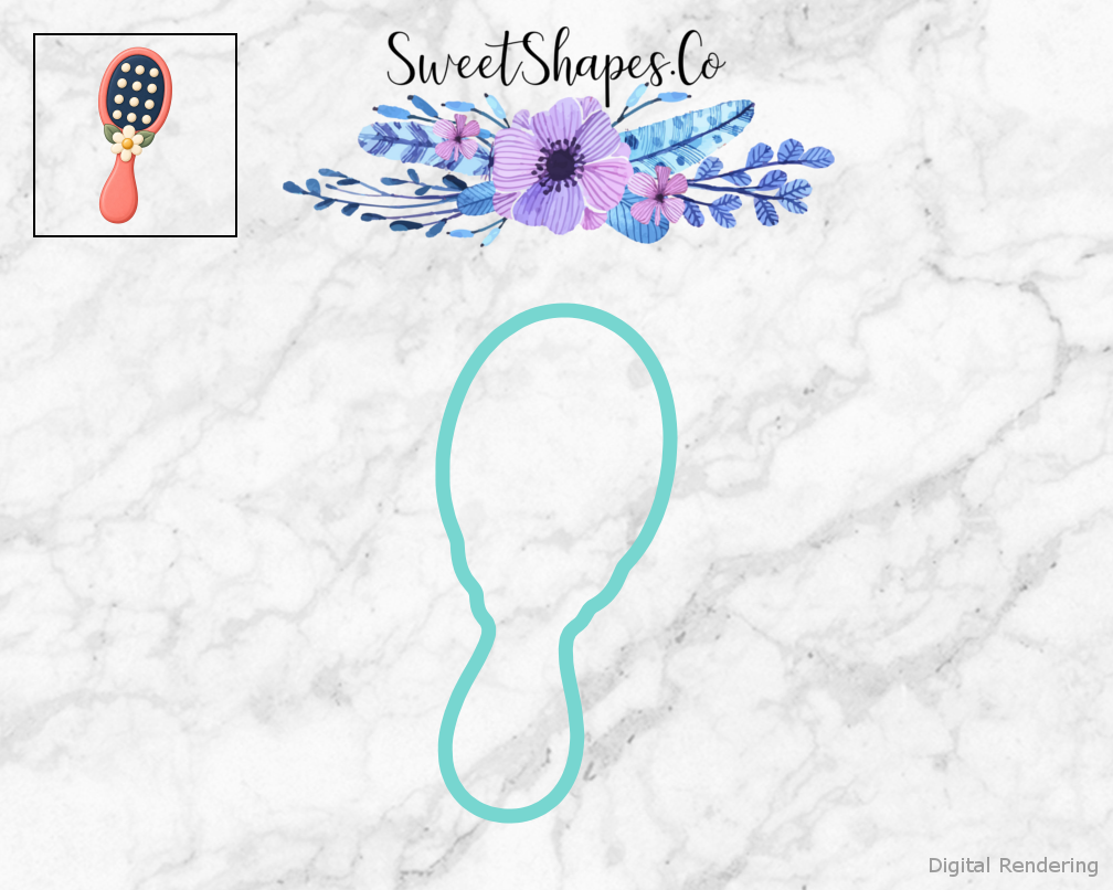 Daisy Day Paddle Brush Cookie Cutter