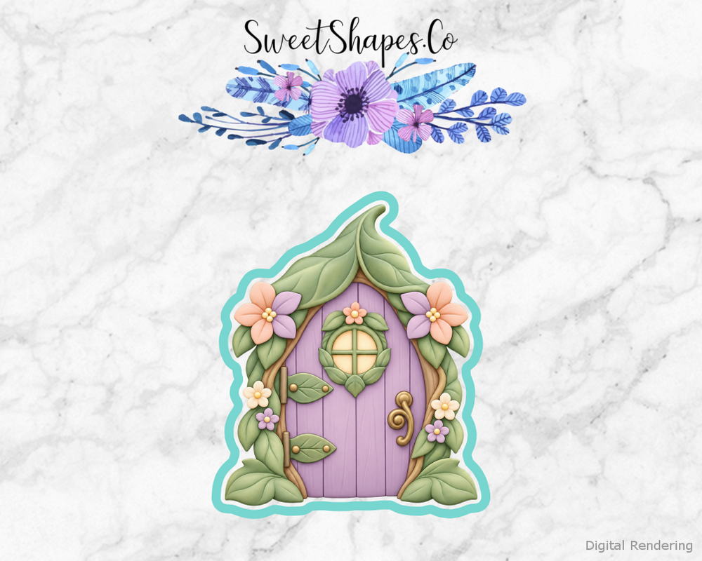 Fairy Garden Leaf Fairy Door Cookie Cutter