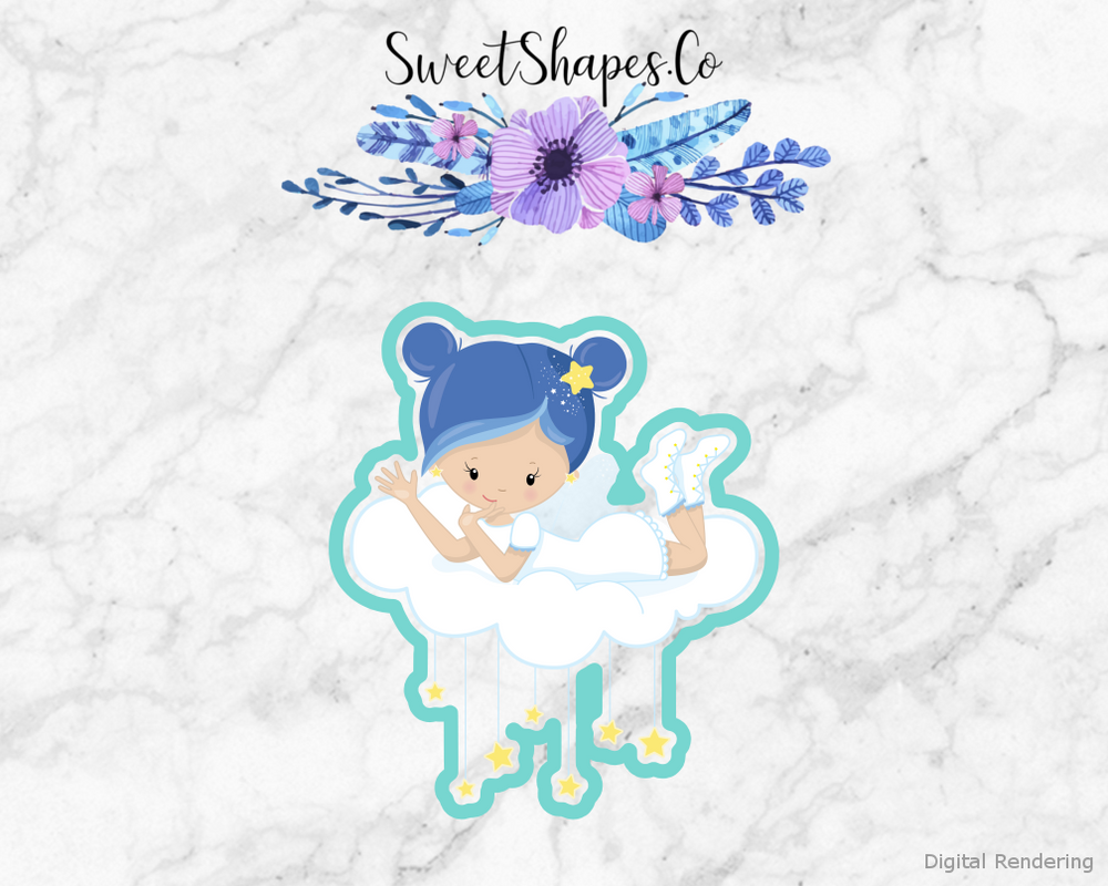Fairy On A Cloud 1 Cookie Cutter