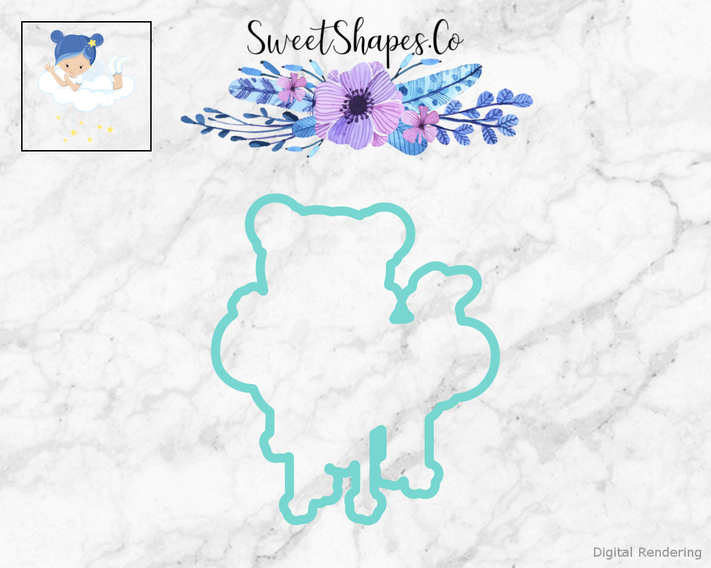 Fairy On A Cloud 1 Cookie Cutter