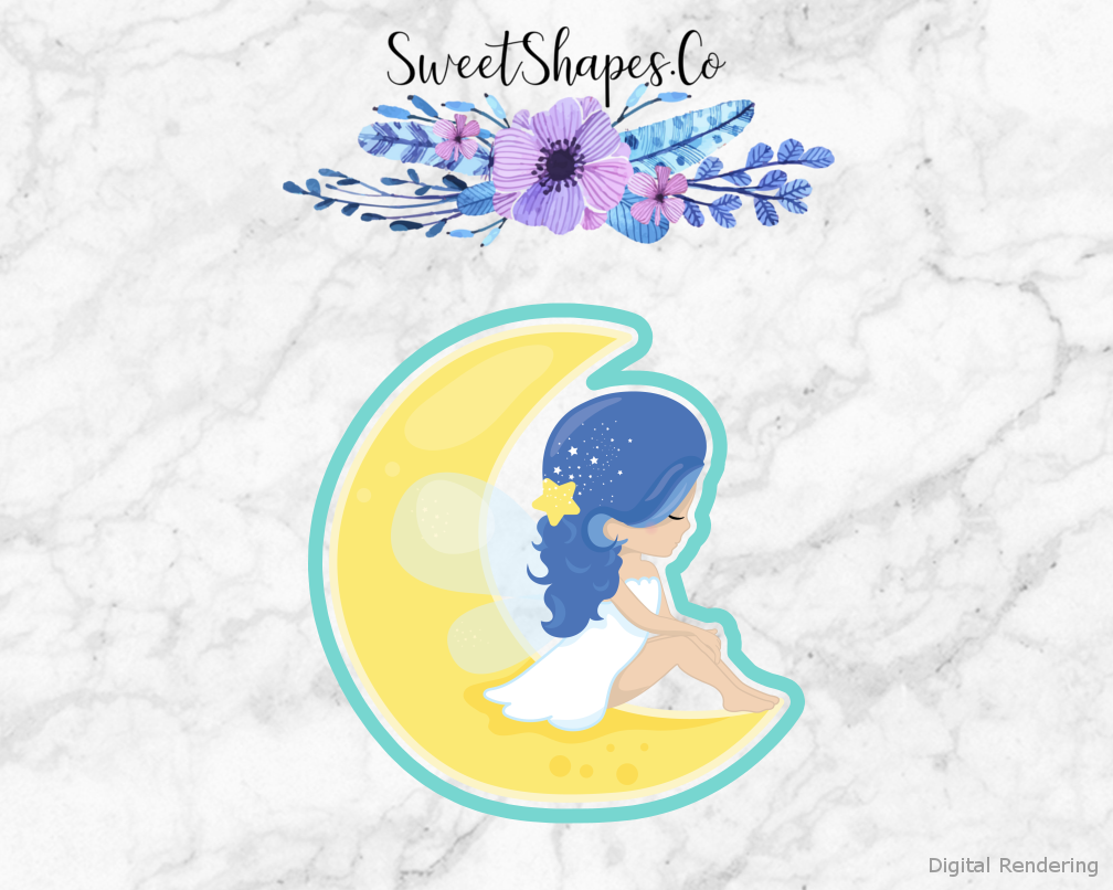 Fairy On A Moon 1 Cookie Cutter