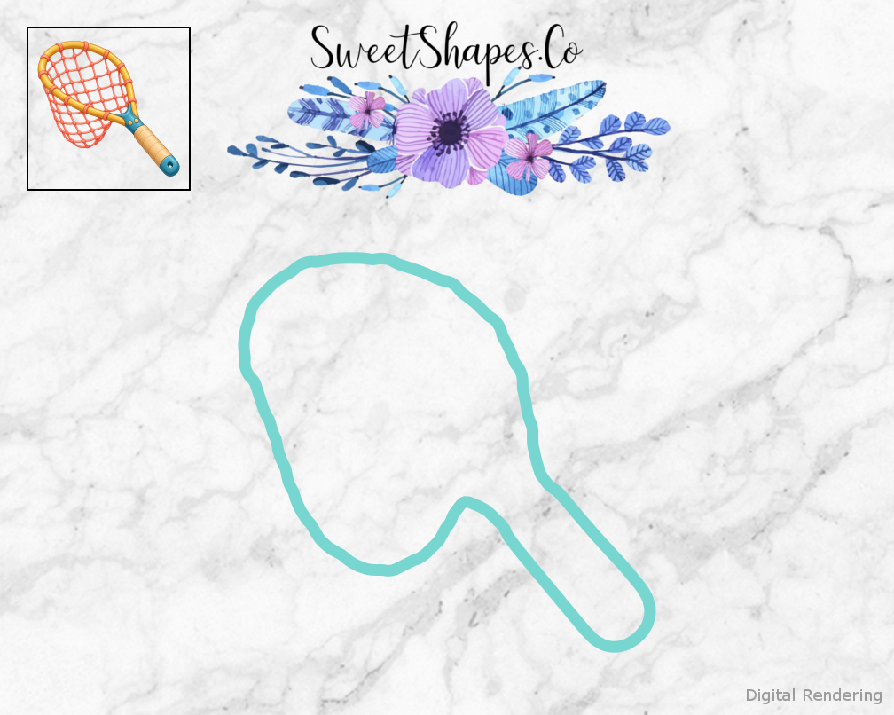 Family Fishing Fishing Landing Net Cookie Cutter