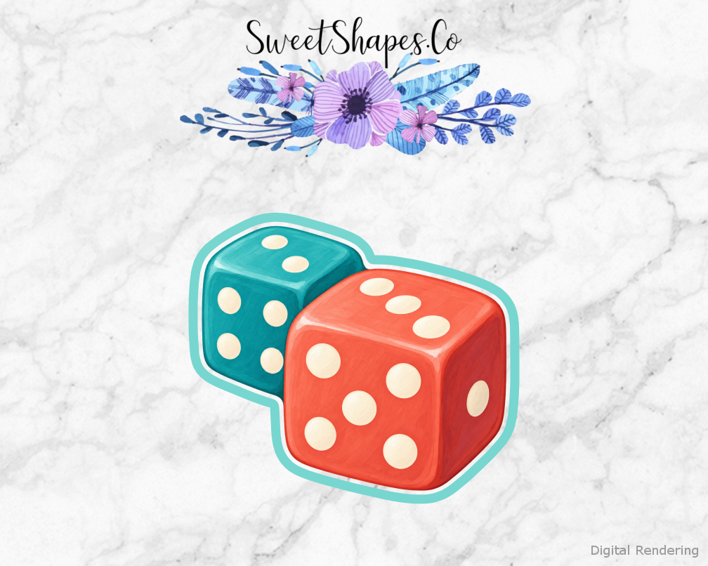 Family Game Night Dice Cookie Cutter