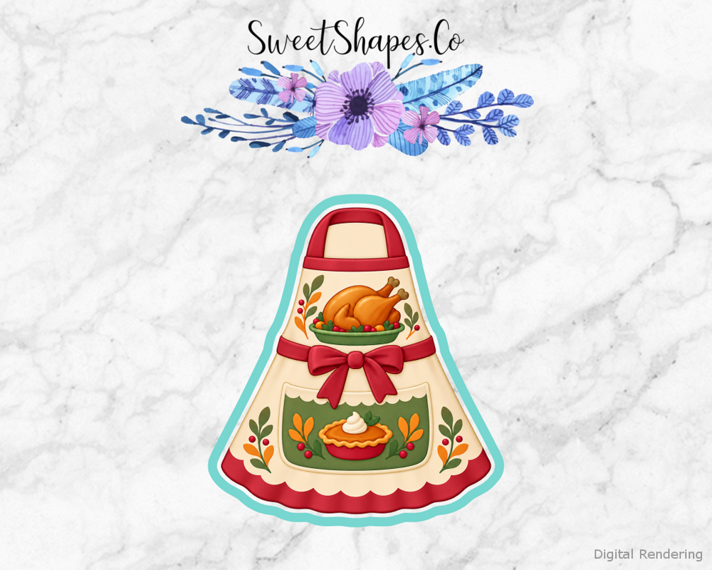 Family Table Harvest Dinner Apron Cookie Cutter