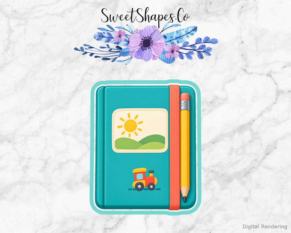 Family Travel Journal Cookie Cutter