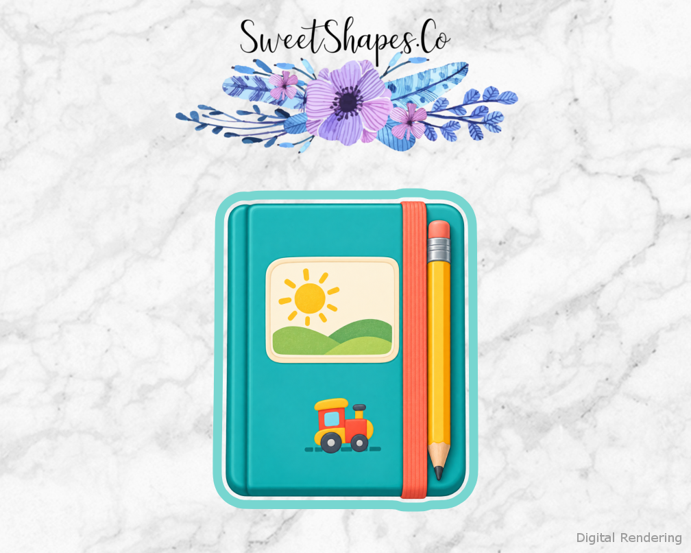 Family Travel Journal Cookie Cutter
