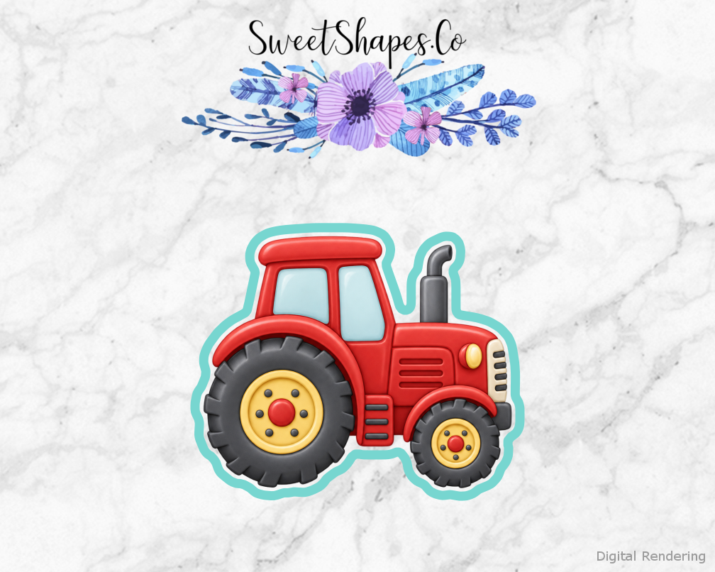 Farmyard Party Tractor Cookie Cutter