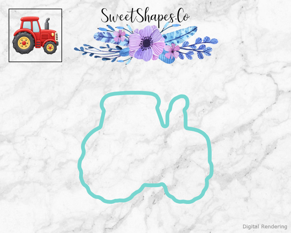Farmyard Party Tractor Cookie Cutter